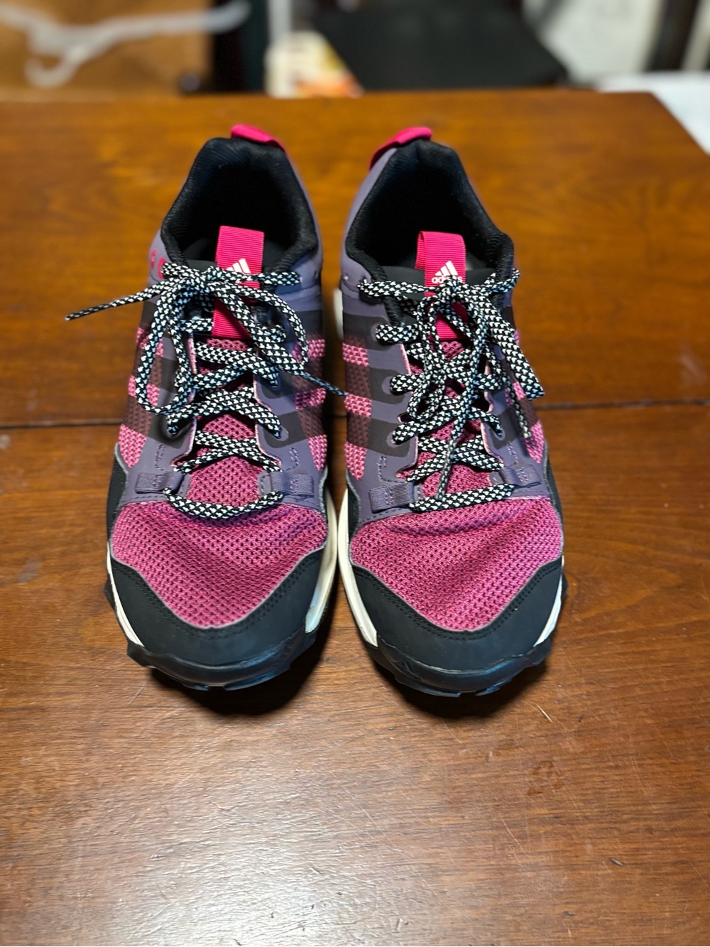 Adidas Kanadia TR 7 Women’s Trail Running Shoes Purple/Black/Pink Size9 AQ4813